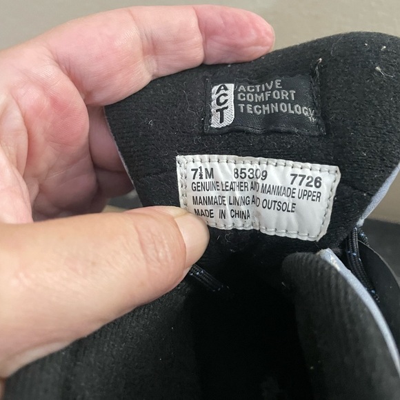 VINTAGE y2k 90s Timberland Euro-Dub Boots Soft Leather Streetwear Baby Blue 7.5 - Picture 4 of 11